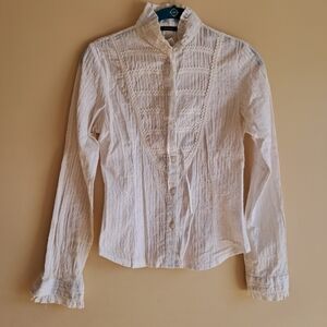 Chic White Button Down Shirt for Women
